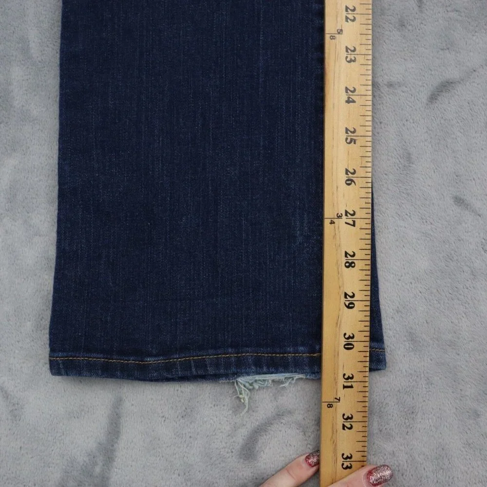 Old Navy Pants Womens 6 Blue Mid Rise 5 Pocket Design Curvy Jeans Bottoms - Picture 6 of 14